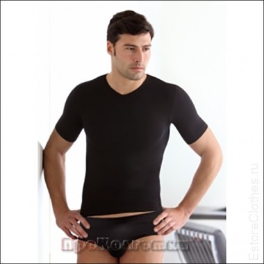 INTIMIDEA UOMO T-SHIRT scollo V mezza manica — EstoreClothes