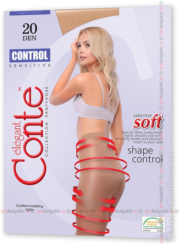 CONTE elegant CONTROL 20 2-S, 20 den, Natural фото 1 — EstoreClothes CONTE elegant CONTROL 20 2-S, 20 den, Natural фото 1 — EstoreClothes