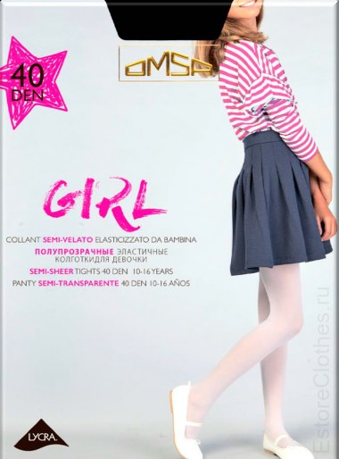 Детские колготки OMSA GIRL 40 — EstoreClothes