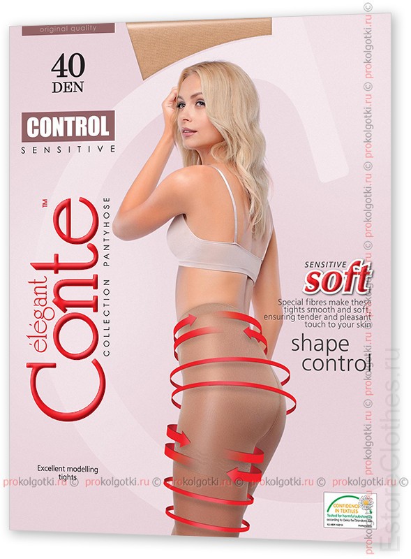 CONTE elegant CONTROL 40 2-S, 40 den, Natural фото 1 — EstoreClothes CONTE elegant CONTROL 40 2-S, 40 den, Natural фото 1 — EstoreClothes