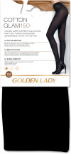 Колготки GOLDEN LADY COTTONGLAM 150 4-L, 150 den, Marrone Sc. фото 3 — EstoreClothes