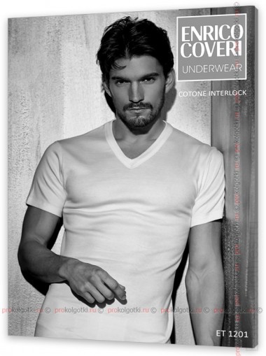 ENRICO COVERI ET1201 uomo mezza manica scollo V — EstoreClothes