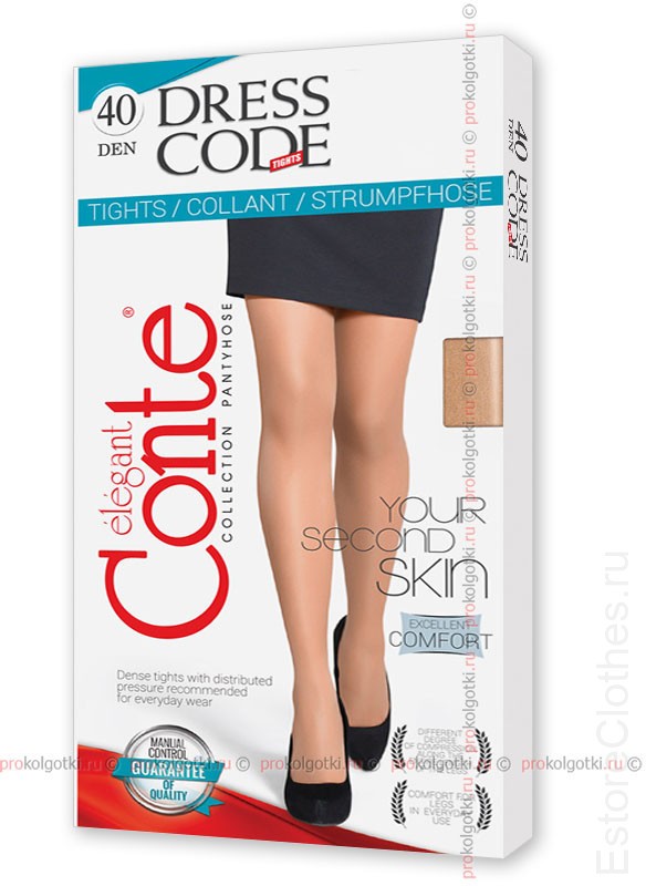 CONTE elegant DRESS CODE 40 2-S, 40 den, Beige фото 1 — EstoreClothes