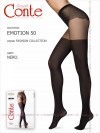 CONTE elegant EMOTION 50 2-S, 50 den, Nero фото 3 &mdash; EstoreClothes