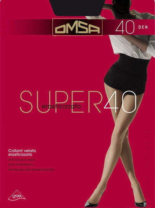 Колготки OMSA SUPER 40 2-S, 40 den, Lola фото 1 — EstoreClothes