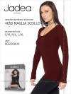 JADEA 4056 MAGLIA SCOLLO LOLLO MANICA LUNGA фото 3 — EstoreClothes