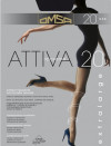 Колготки OMSA ATTIVA 20 XXL 6-XXL, 20 den, Nero фото 2 — EstoreClothes