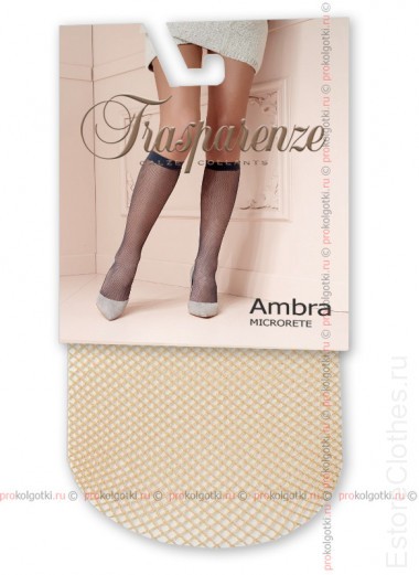 TRASPARENZE AMBRA microrete gambaletto — EstoreClothes