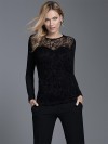 JADEA 4076 MAGLIA MANICA LUNGA XS/S, Nero фото 3 — EstoreClothes