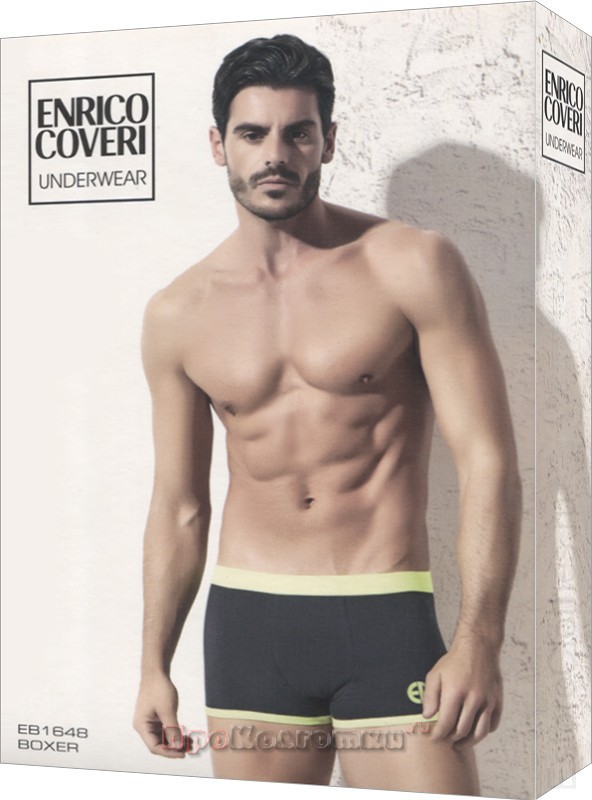 ENRICO COVERI EB1648 uomo boxer 6-XL, Blu фото 1 — EstoreClothes