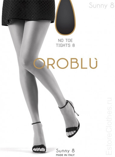Колготки с открытыми пальцами OROBLU SUNNY 8 NO TOE — EstoreClothes