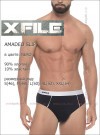 X-FILE AMADEO Slip S(46), Nero фото 2 — EstoreClothes