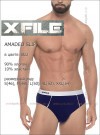 X-FILE AMADEO Slip S(46), Nero фото 3 — EstoreClothes