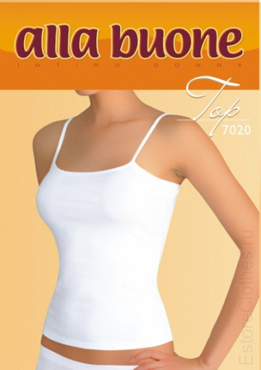 Майка на тонких бретелях ALLA BUONE LISCIO 7020 TOP — EstoreClothes