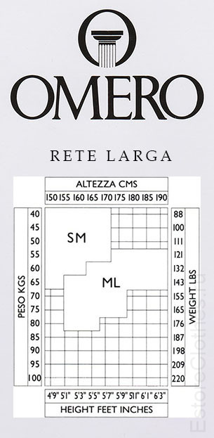 Колготки в крупную сетку OMERO RETE LARGA — EstoreClothes
