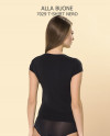 Футболка женская ALLA BUONE LISCIO 7029 T-SHIRT 2(S), Nudo фото 3 — EstoreClothes