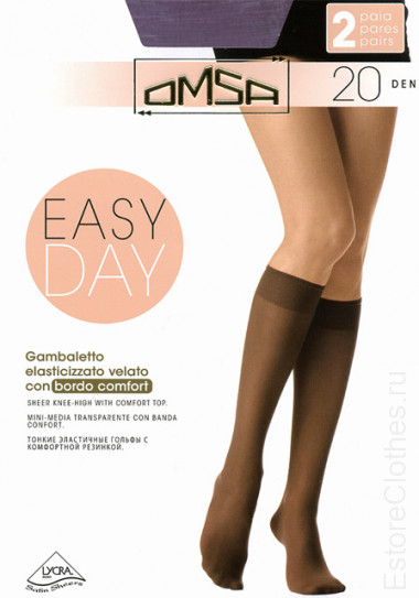 Гольфы OMSA EASY DAY 20 Gambaletto — EstoreClothes