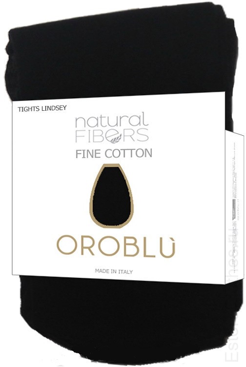 Колготки OROBLU LINDSEY FINE COTTON 1-S, Black фото 1 — EstoreClothes