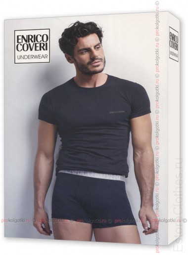 ENRICO COVERI EC1663 uomo coord. boxer - t-shirt — EstoreClothes