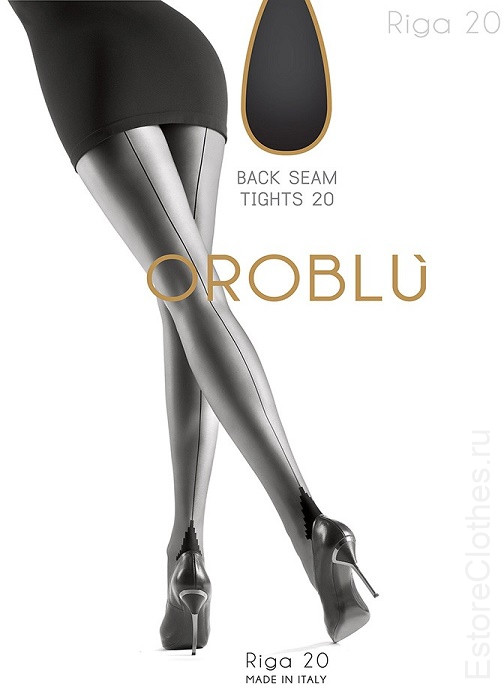 Колготки OROBLU RIGA 20 3-L, 20 den, Black фото 1 — EstoreClothes