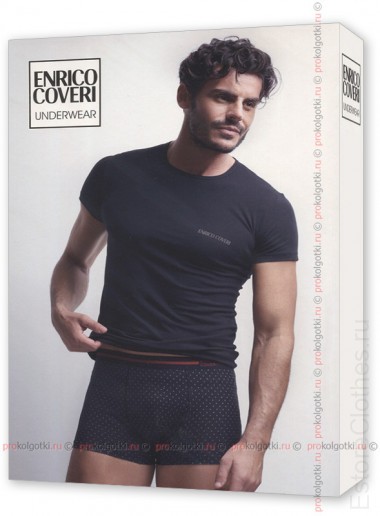 ENRICO COVERI EC1665 uomo coord. boxer - t-shirt — EstoreClothes