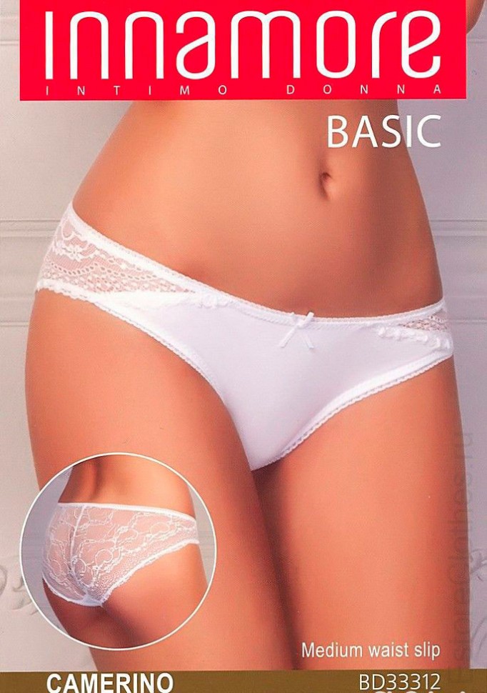 Трусы женские INNAMORE INTIMO BD CAMERINO 33312 Slip 2(S), Bianco фото 1 — EstoreClothes