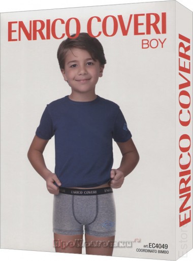 ENRICO COVERI EC4049 boy coord. boxer - t-shirt — EstoreClothes