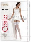 CONTE elegant AMORE 20 stay-up 3/4, 20 den, Panna фото 1 — EstoreClothes