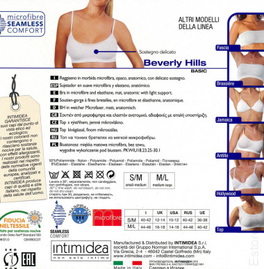 Топ INTIMIDEA BEVERLY HILLS REGGISENO — EstoreClothes